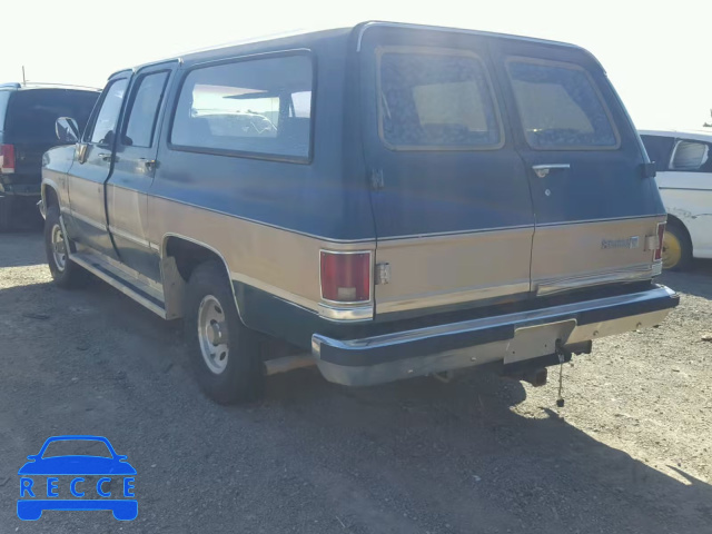 1988 CHEVROLET SUBURBAN V 1GNEV16K9JF172376 image 2