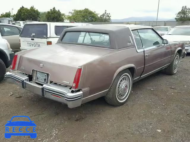 1984 CADILLAC ELDORADO 1G6AL5780EE619831 Bild 3