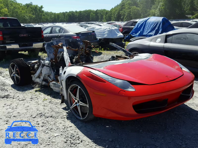 2014 FERRARI 458 SPIDER ZFF68NHA0E0198195 зображення 0