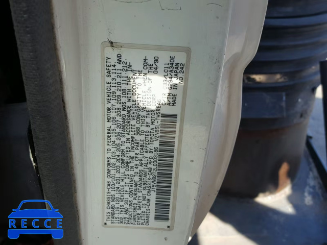 1990 TOYOTA PICKUP CAB JT5VN82T2L0003186 image 9