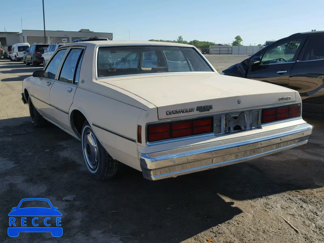 1989 CHEVROLET CAPRICE 1G1BL51E5KR102392 image 2