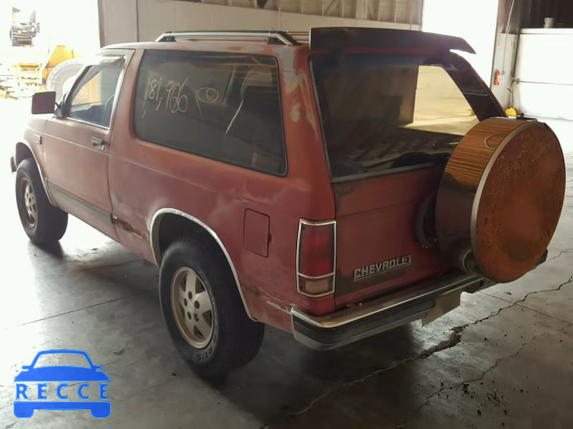 1988 CHEVROLET BLAZER S10 1GNCT18Z3J8209434 image 2