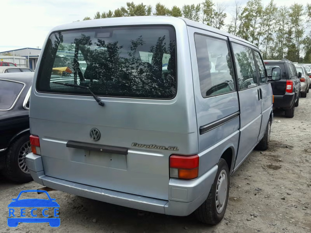 1993 VOLKSWAGEN EUROVAN GL WV2KC0700PH053557 image 3