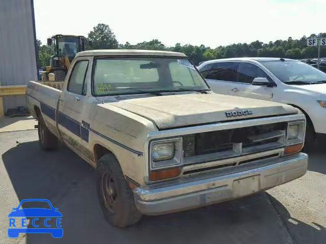 1987 DODGE D-SERIES D 1B7FD14T3HS452453 image 0