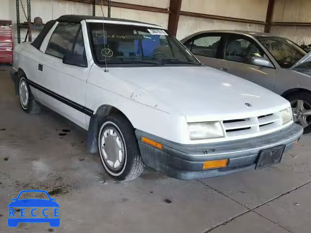 1991 DODGE SHADOW 3B3XP45K0MT605707 зображення 0