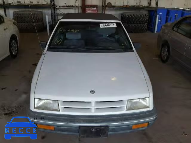 1991 DODGE SHADOW 3B3XP45K0MT605707 Bild 8