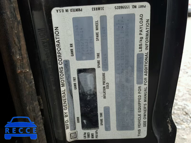 1988 GMC S TRUCK S1 1GTBS14E4J8519098 image 9