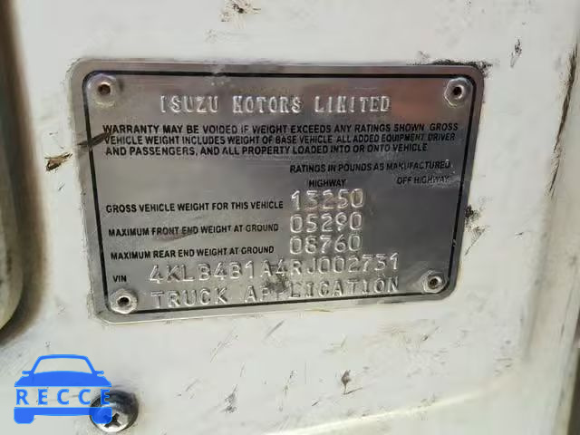 1994 ISUZU NPR 4KLB4B1A4RJ002731 Bild 9