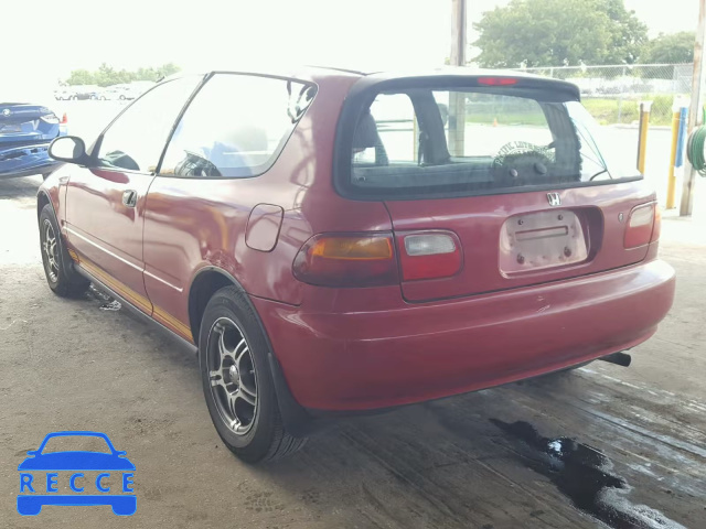 1992 HONDA CIVIC VX 2HGEH2368NH515245 image 2