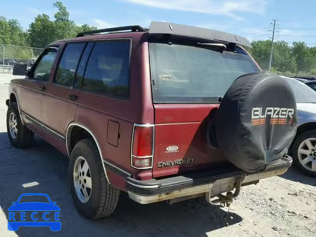 1992 CHEVROLET BLAZER S10 1GNDT13W4N2200560 зображення 2