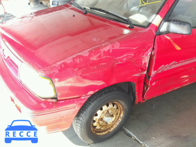 1991 FORD FESTIVA GL KNJPT06H6M6104897 image 8