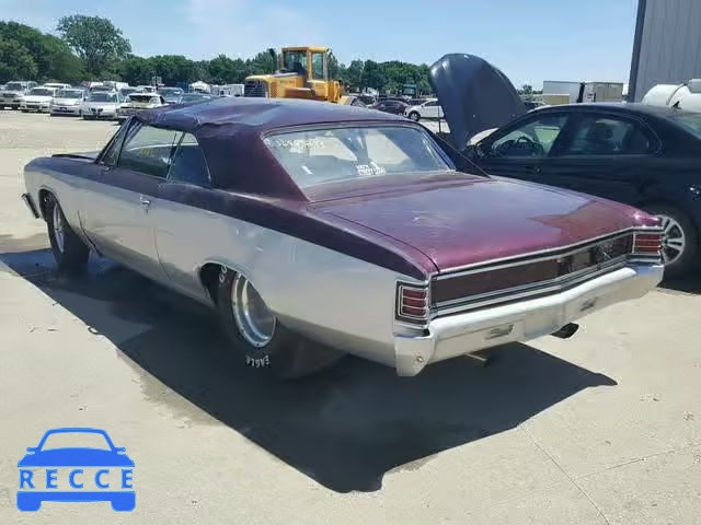 1967 CHEVROLET CHEVELL SS 136177A152423 image 2