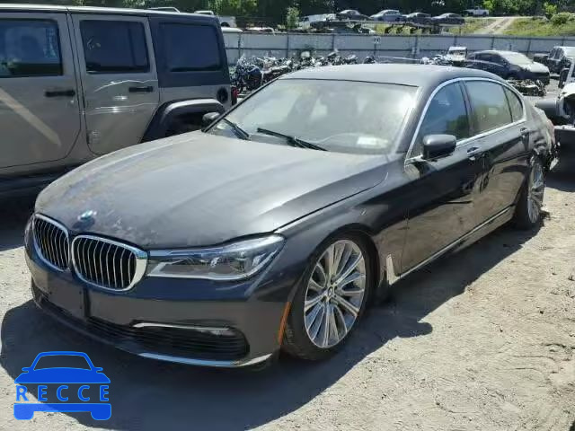 2016 BMW 750 XI WBA7F2C57GG419946 зображення 1