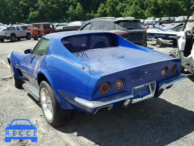 1973 CHEVROLET CORVETTE 1Z37J3S405570 image 2