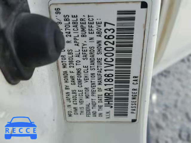 1997 HONDA ODYSSEY BA JHMRA1861VC002637 image 9