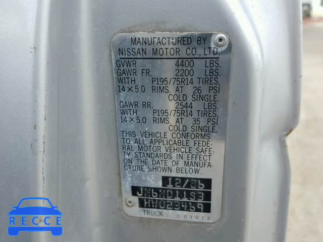 1987 NISSAN D21 SHORT JN6ND11S3HW023469 Bild 9