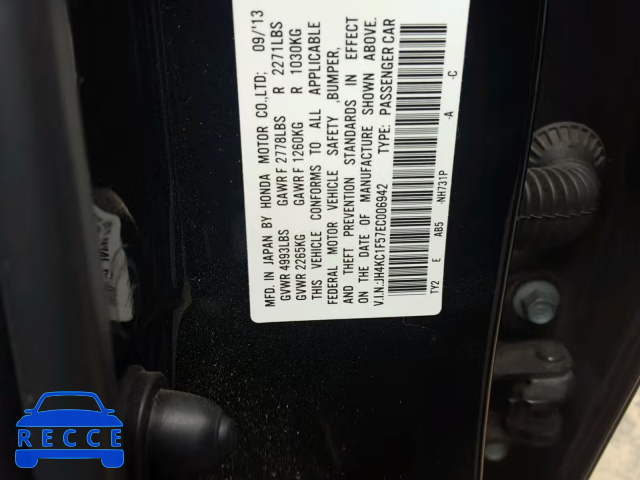 2014 ACURA RLX TECH JH4KC1F57EC006942 image 9