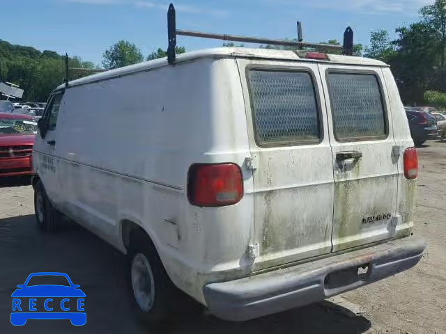 1996 DODGE RAM VAN B1 2B7HB11X5TK147822 image 2