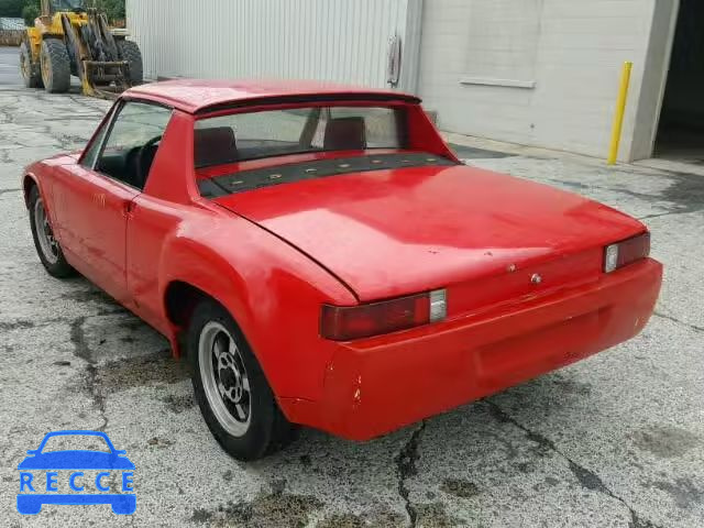 1972 PORSCHE 914 4722901789 зображення 2