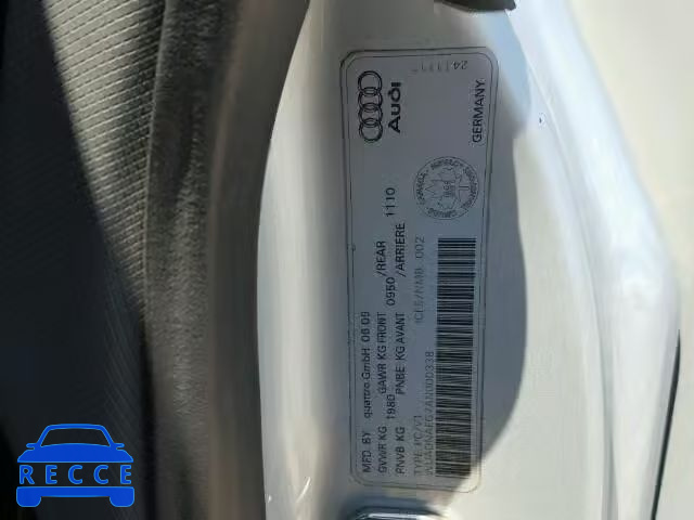 2010 AUDI R8 WUADNAFG7AN000338 Bild 9