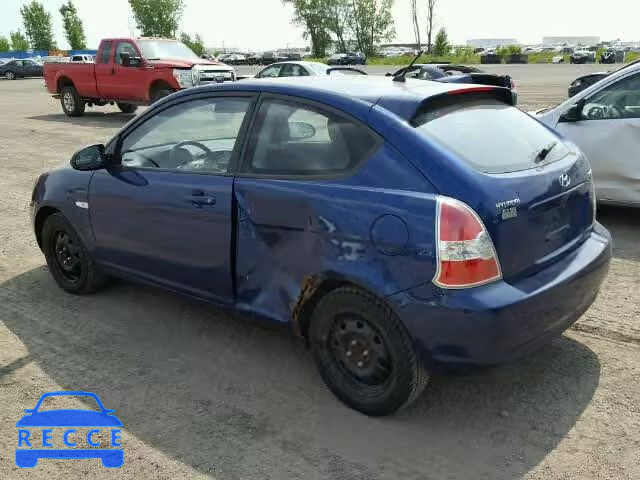 2007 HYUNDAI ACCENT BAS KMHCN35C47U044214 image 2