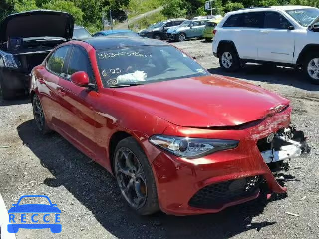 2017 ALFA ROMEO GIULIA TI ZARFAEEN8H7550905 image 0