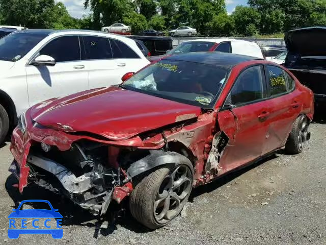 2017 ALFA ROMEO GIULIA TI ZARFAEEN8H7550905 image 1