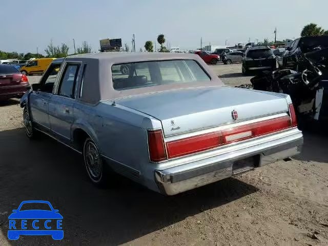 1986 LINCOLN TOWN CAR 1LNBP96F1GY632355 image 2