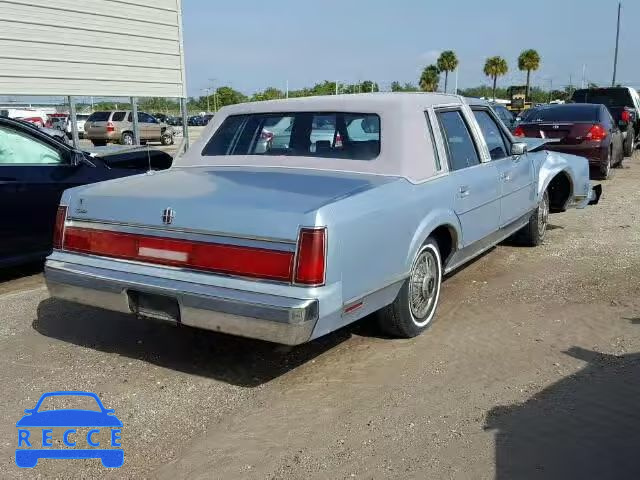 1986 LINCOLN TOWN CAR 1LNBP96F1GY632355 image 3