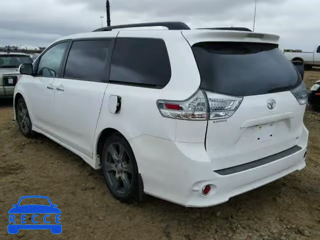 2017 TOYOTA SIENNA SE 5TDXZ3DC4HS837532 зображення 2