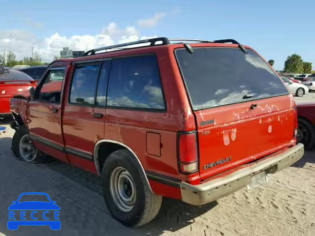 1993 CHEVROLET BLAZER S10 1GNCS13W4P2156237 image 2