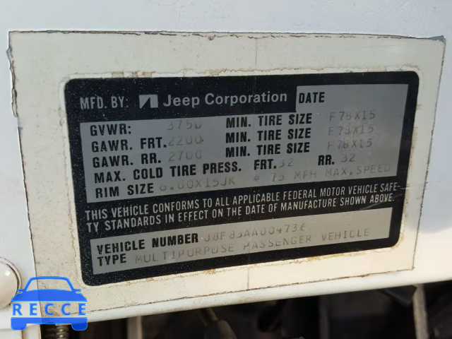 1978 JEEP CJ-5 J8F83AA004736 Bild 9