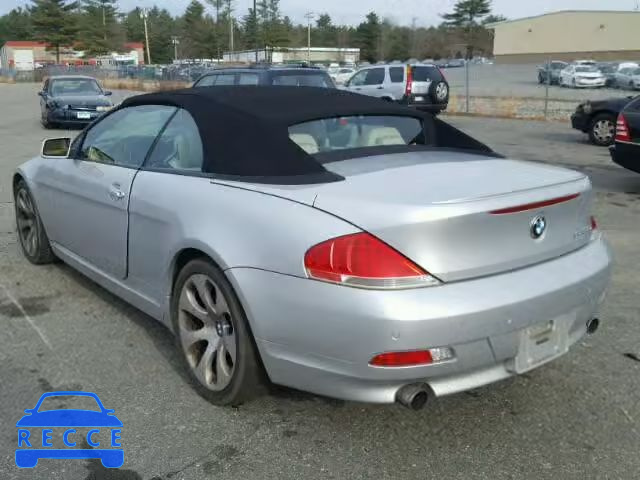 2004 BMW 645 CI AUT WBAEK73414B321446 image 2