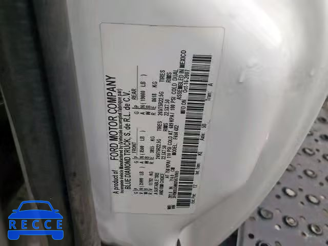 2008 FORD F650 SUPER 3FRWX65W68V676965 image 9