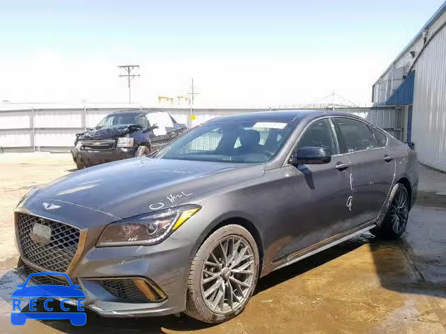 2018 GENESIS G80 SPORT KMHGN4JB6JU224984 Bild 1