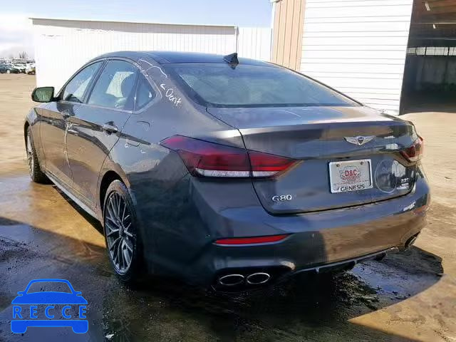 2018 GENESIS G80 SPORT KMHGN4JB6JU224984 image 2