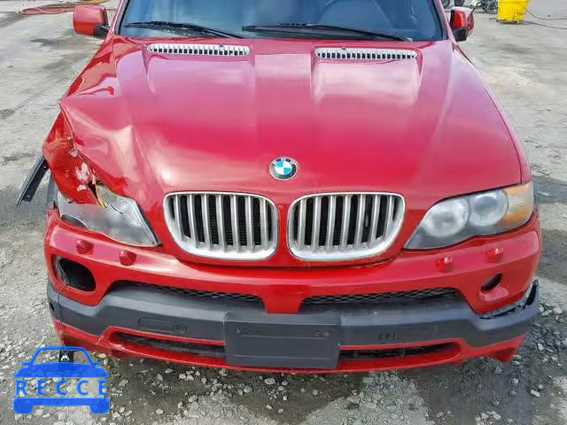 2004 BMW X5 4.8IS 5UXFA93544LE81010 зображення 6