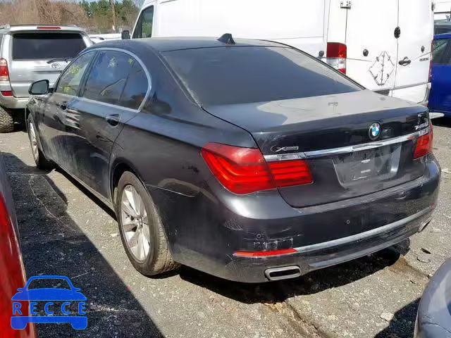 2015 BMW 740 LXI WBAYF4C53FGS99271 зображення 2