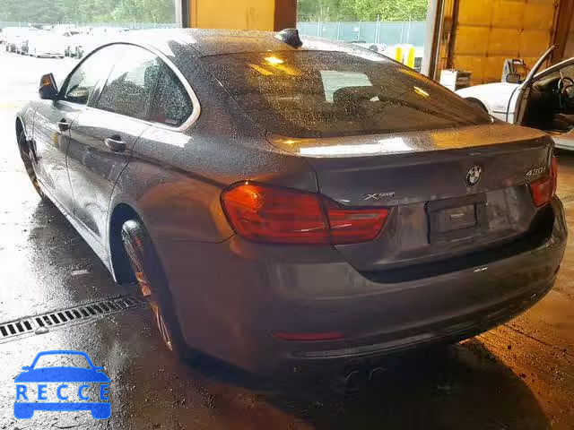 2017 BMW 430XI GRAN WBA4F9C50HG440442 image 2