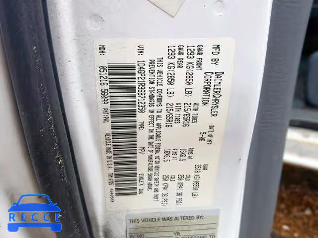 2006 DODGE CARAVAN C/ 1D4GP21R96B712350 image 9