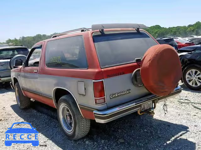 1988 CHEVROLET BLAZER S10 1GNCS18Z8J0179879 image 2