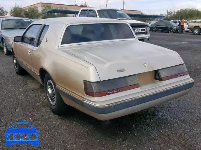 1986 MERCURY COUGAR 1MEBP92FXGH640026 Bild 2