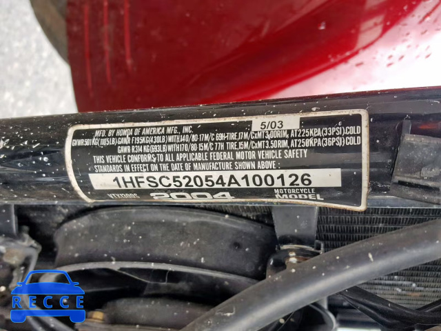 2004 HONDA VT1300 S 1HFSC52054A100126 image 9