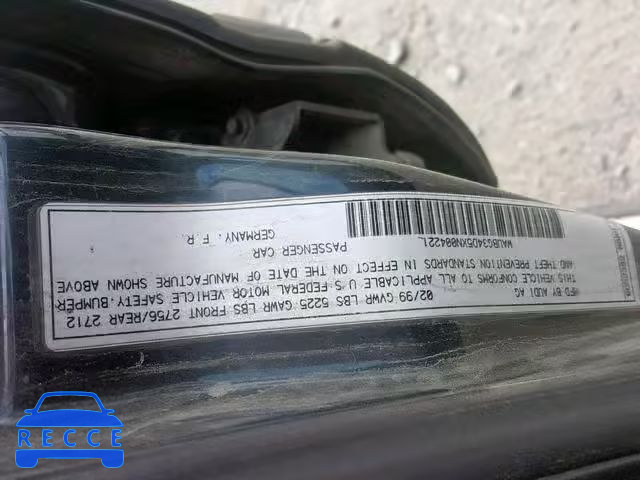 1999 AUDI A8 QUATTRO WAUBG34D5XN004221 image 9