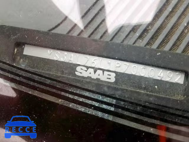 1993 SAAB 900 YS3AL76L1P7000492 image 9