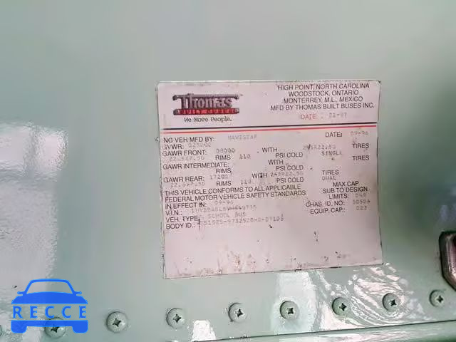 1997 INTERNATIONAL 3000 3800 1HVBBABL6VH449735 image 9