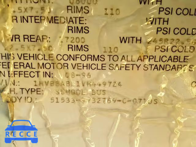 1997 INTERNATIONAL 3000 3800 1HVBBABL1VH449724 image 9