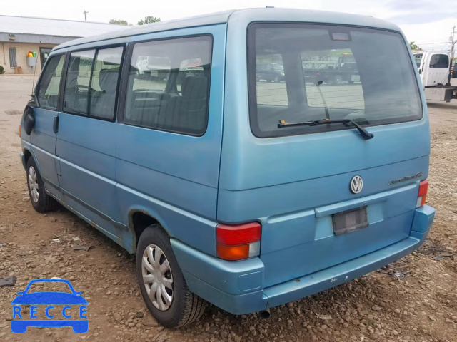 1993 VOLKSWAGEN EUROVAN GL WV2KC0702PH077102 зображення 2