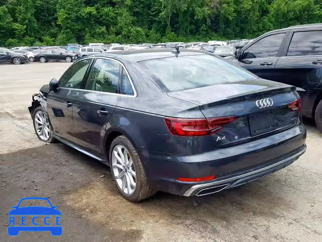 2019 AUDI A4 PREMIUM WAUDNAF41KN007545 image 2