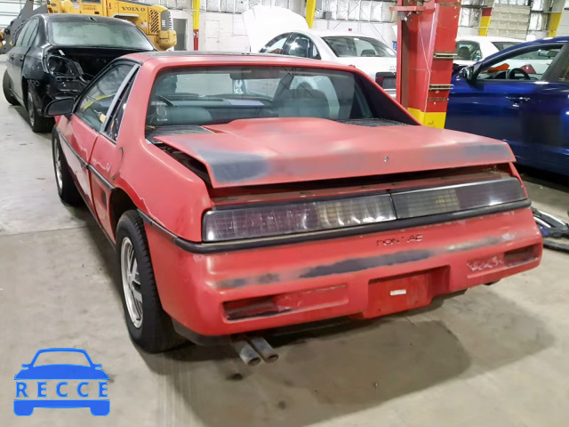 1988 PONTIAC FIERO 1G2PE11R4JP206440 image 2